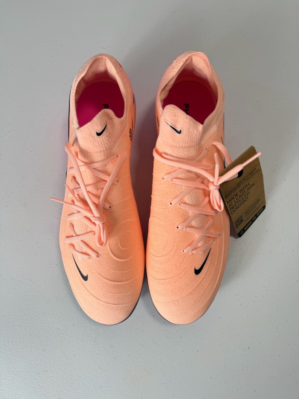 Nike Phantom Football Cleats Peach US MEN'S Size 10 Fj2563-800